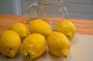Citroner till limoncello