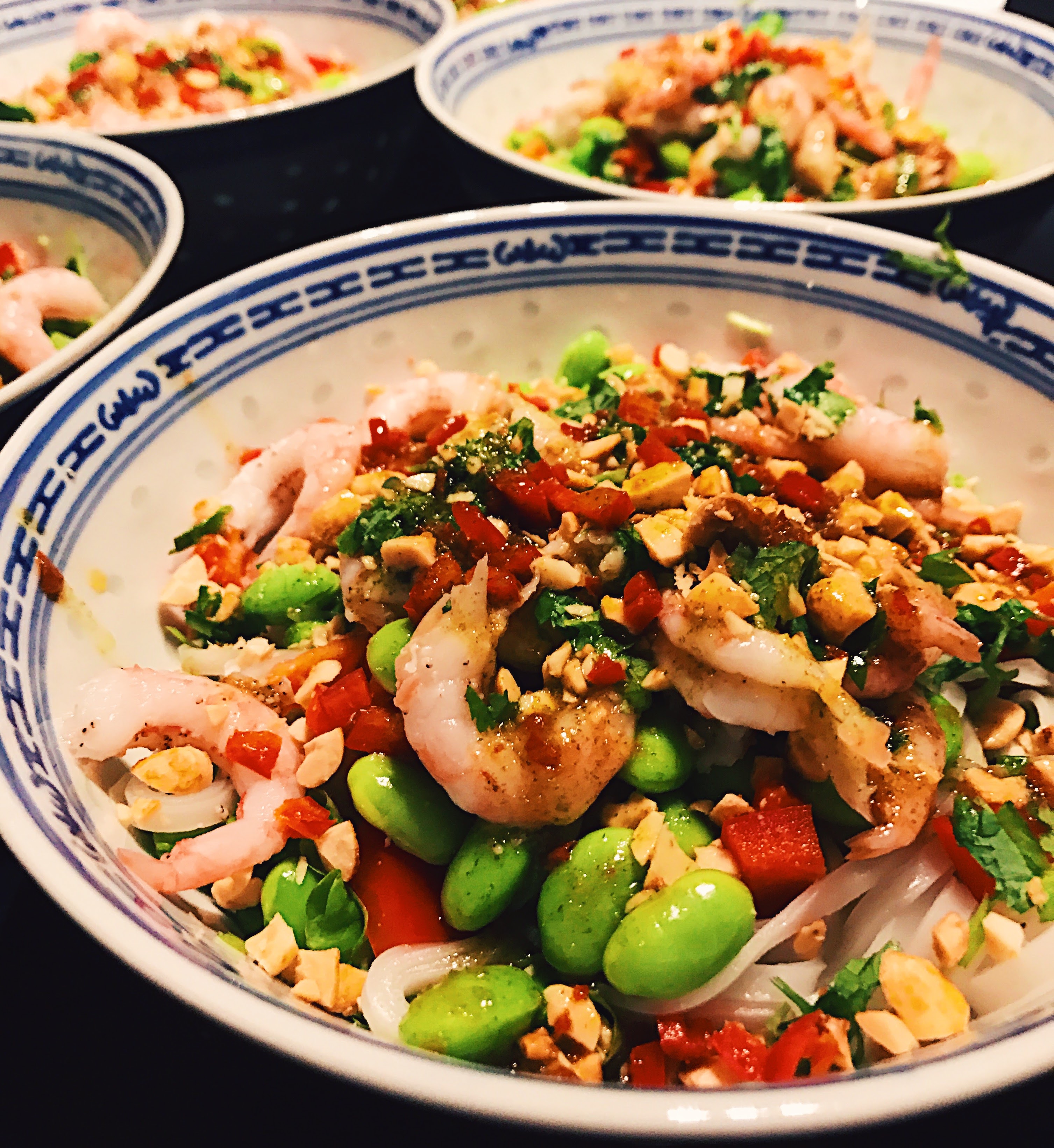 Asian shrimp salad